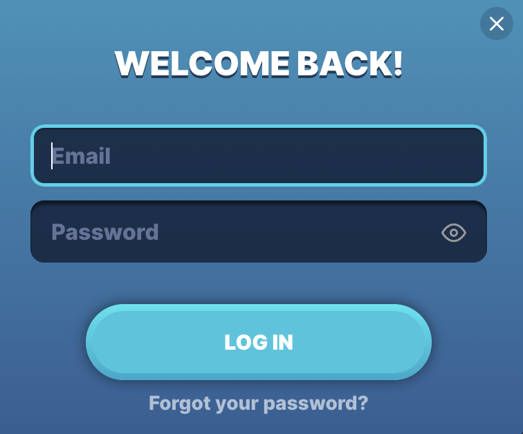 Login form at SlotWolf Casino